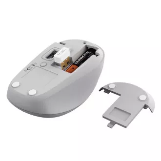 Mouse TRUST YVI+, Wireless, Eco, alb - bluetooth + wifi Mouse TRUST YVI+, Wireless, Eco, alb - bluetooth + wifi