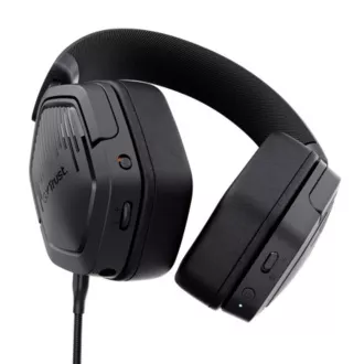 Căști de gaming TRUST GXT 493 Carus, Bluetooth, 2.4GHz, negre