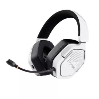 Căști de gaming TRUST GXT 493W Carus, Bluetooth, 2.4GHz, albe Căști de gaming TRUST GXT 493W Carus, Bluetooth, 2.4GHz, albe