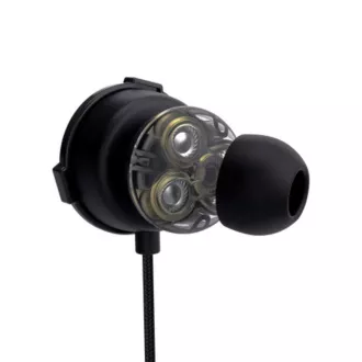 Căști TRUST GXT 406 Pine, intraauriculare, mufă jack de 3,5 mm, negre