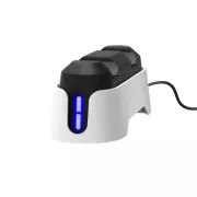 Stație de încărcare TRUST GXT 228, pentru 2 controllere PS5, albă
