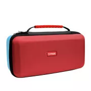 Husă TRUST pentru Nintendo Switch GXT1252RB XL HARDCASE SWITCH 2, roșu-albastru