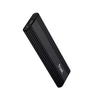 Cutie externă TRUST pentru SSD M.2, USB-C 3.2 Gen2, M.2 2280, neagră