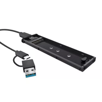 Cutie externă TRUST pentru SSD M.2, USB-C 3.2 Gen2, M.2 2280, neagră