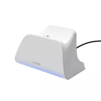 Stație de încărcare TRUST GXT 255W, pentru controlere PS5, albă