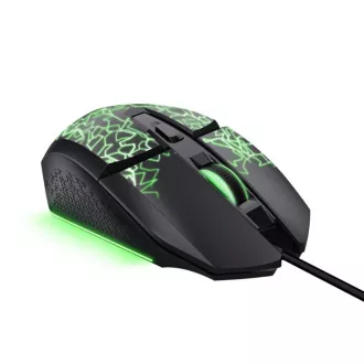Mouse TRUST GXT 113 Felox, USB cu fir, RGB, negru