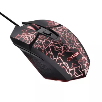 Mouse TRUST GXT 113 Felox, USB cu fir, RGB, negru