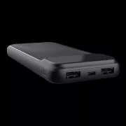 Acumulator extern TRUST Avala, 10000 mAh, 1xUSB-C + 2xUSB, negru