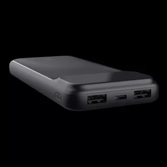 Acumulator extern TRUST Avala, 10000 mAh, 1xUSB-C + 2xUSB, negru