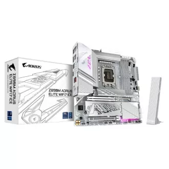 Placă de bază GIGABYTE LGA1851 Z890M și ELITE WF7 ICE, Intel Z890, 4xDDR5, 1xDP, 1xHDMI, 1xUSB4, WiFi, mATX Placă de bază GIGABYTE LGA1851 Z890M și ELITE WF7 ICE, Intel Z890, 4xDDR5, 1xDP, 1xHDMI, 1xUSB4, WiFi, mATX