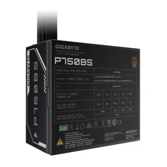 Sursă de alimentare GIGABYTE P750BS, 750W, 80PLUS Bronze, 120mm Sursă de alimentare GIGABYTE P750BS, 750W, 80PLUS Bronze, 120mm