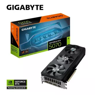 Placă video GIGABYTE VGA NVIDIA GeForce RTX 5070 EAGLE OC 12G, 12G GDDR7, 3xDP, 1xHDMI