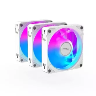 Ventilator GIGABYTE AORUS EZ CHAIN FAN ICE 3-PACK, 3x120mm, alb