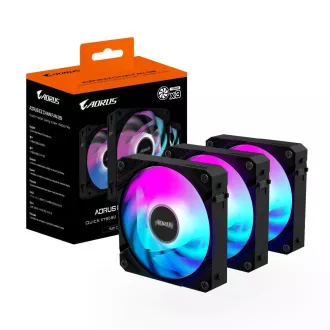 Ventilator GIGABYTE AORUS EZ CHAIN FAN 3-PACK, 3x120mm, negru Ventilator GIGABYTE AORUS EZ CHAIN FAN 3-PACK, 3x120mm, negru