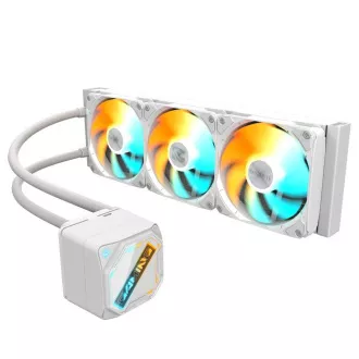 Cooler de apă GIGABYTE GAMING 360 ICE, 3x120mm, ARGB, LGA1851, AM5, alb