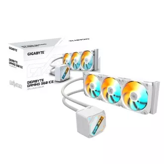 Cooler de apă GIGABYTE GAMING 360 ICE, 3x120mm, ARGB, LGA1851, AM5, alb