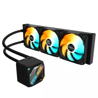 Cooler de apă GIGABYTE GAMING 360, 3x120mm, ARGB, LGA1851, AM5, negru