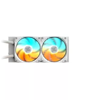 Cooler de apă GIGABYTE GAMING 240 ICE, 2x120mm, ARGB, LGA1851, AM5, alb