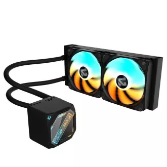 Cooler de apă GIGABYTE GAMING 240, 2x120mm, ARGB, LGA1851, AM5, negru