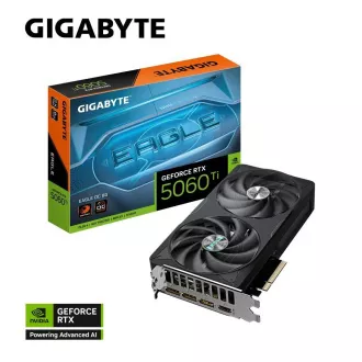 Placă video GIGABYTE VGA NVIDIA GeForce RTX 5060 Ti EAGLE OC 8G, 8G GDDR7, 3xDP, 1xHDMI