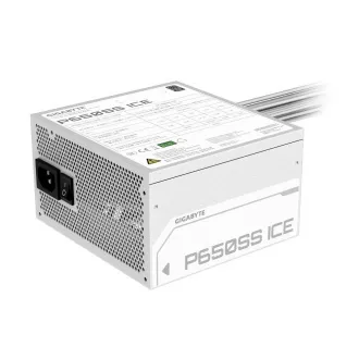 Sursă de alimentare GIGABYTE P650SS ICE, 650W, 80+ Argintiu, 120mm, ATX 3.0, alb