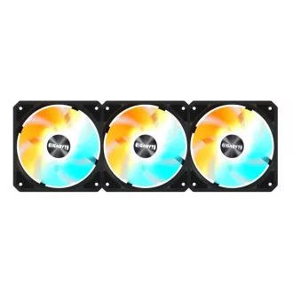 Ventilator GIGABYTE EZ CHAIN FAN 3-PACK, 3x120mm, negru