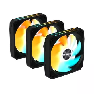 Ventilator GIGABYTE EZ CHAIN FAN 3-PACK, 3x120mm, negru