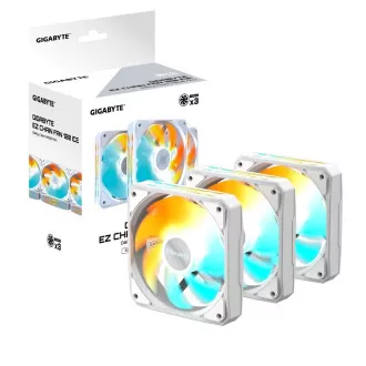 Ventilator GIGABYTE EZ CHAIN FAN 3-PACK, 3x120mm, alb