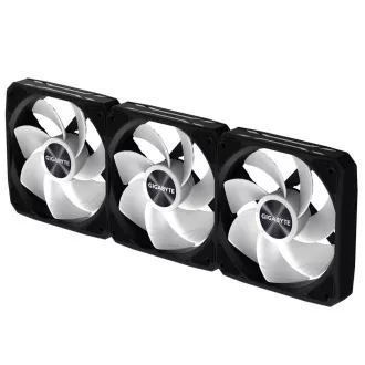 Ventilator GIGABYTE EZ CHAIN RVS FAN 3-PACK, 3x120mm, negru