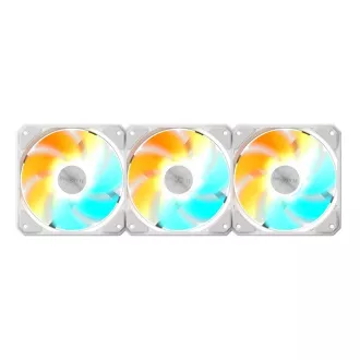 Ventilator GIGABYTE EZ CHAIN RVS FAN 3-PACK, 3x120mm, alb