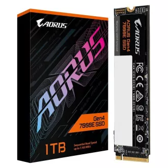 SSD GIGABYTE AORUS Gen4 7000E 1TB, PCIe Gen4x4, M.2 2280, (R:7100/ W:6100MB/s) SSD GIGABYTE AORUS Gen4 7000E 1TB, PCIe Gen4x4, M.2 2280, (R:7100/ W:6100MB/s)