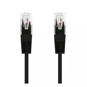 C-TECH patchcord Cat5e, UTP, negru, 5m