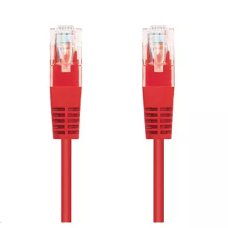 C-TECH patchcord Cat5e, UTP, roșu, 3m