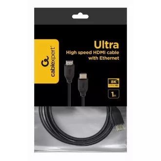 Cablu GEMBIRD CABLEXPERT HDMI 2.1, 8K, M/M, 1m, negru