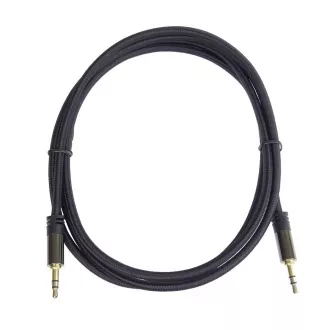 Cablu PREMIUMCORD, ecranat, mufă 3,5 mm - mufă 3,5 mm M/M 1,5 m