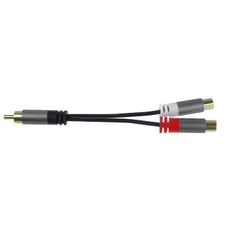 Splitter PremiumCord HQ CINCH Masculin - 2x CINCH Femeie 15cm