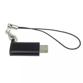 Adaptor PremiumCord Conector USB-C mamă - USB 2.0 Micro-B/mascul, negru cu buclă de suspendare Adaptor PremiumCord Conector USB-C mamă - USB 2.0 Micro-B/mascul, negru cu buclă de suspendare