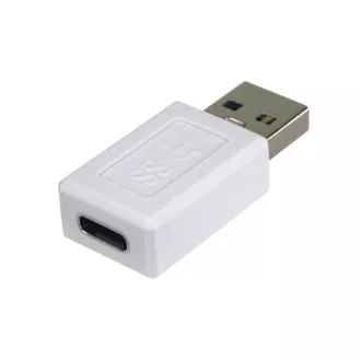 Adaptor PremiumCord USB-C la USB-A 3.0, alb