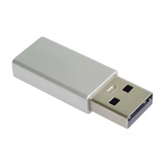 Adaptor PremiumCord USB-C la USB-A 2.0, argintiu