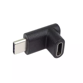 Adaptor PremiumCord USB-C la USB-C, îndoit la 90° Adaptor PremiumCord USB-C la USB-C, îndoit la 90°