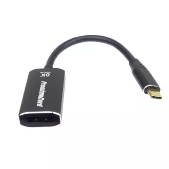 Adaptor PREMIUMCORD USB-C la DisplayPort DP1.4 8K@60Hz și 4k@120Hz
