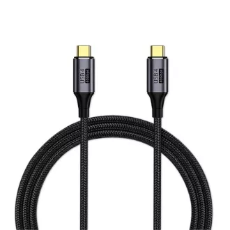 Cablu PREMIUMCORD USB4™ Gen 3x2 40Gbps 8K@60Hz 240W Cablu Thunderbolt 3 0,3m