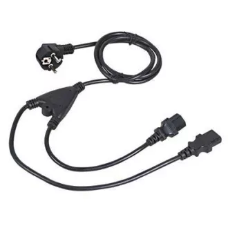 Cablu de alimentare C-TECH 220/230V, 1,8m, furca Y, VDE Cablu de alimentare C-TECH 220/230V, 1,8m, furca Y, VDE