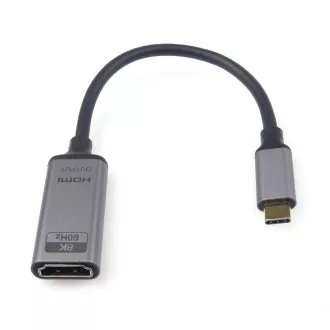 Adaptor PremiumCord USB-C la HDMI rezoluție de imagine 8K@60Hz, 4K@144Hz, 20cm