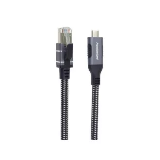 Cablu Ethernet PremiumCord USB-C la LAN RJ45 10/100/1000, 2m Cablu Ethernet PremiumCord USB-C la LAN RJ45 10/100/1000, 2m