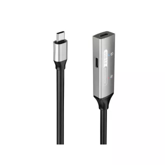 Repetor USB-C PREMIUMCORD și cablu prelungitor mascul-femă, 5Gbps aluminiu 10m