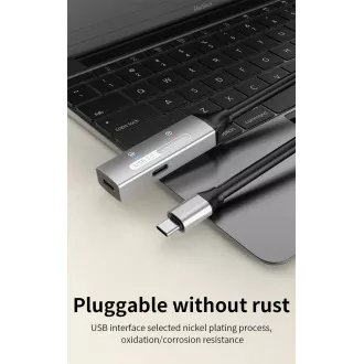 Repetor USB-C PREMIUMCORD și cablu prelungitor mascul-femă, 5Gbps aluminiu 10m
