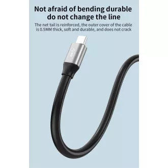 Repetor USB-C PREMIUMCORD și cablu prelungitor mascul-femă, 5Gbps aluminiu 10m