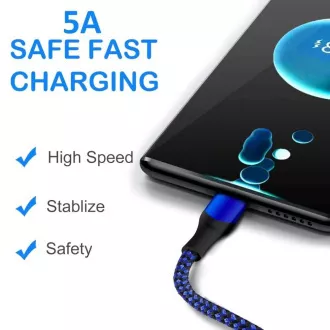 Cablu PREMIUMCORD USB-C la USB 2.0, încărcare, 5A, 2m