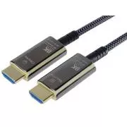 Cablu de fibră optică PREMIUMCORD HDMI 2.1 de ultra-mare viteză 8K@60Hz, placat cu aur, 50m